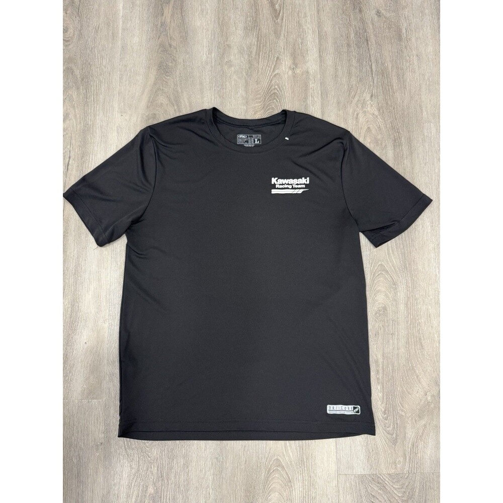 Kawasaki Racing Team Tshirt Dri-Core Moisture Control Size Large